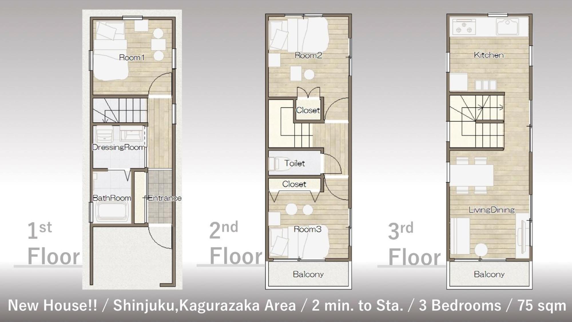 Finoa Residential Suite Kagurazaka Tokio Zewnętrze zdjęcie